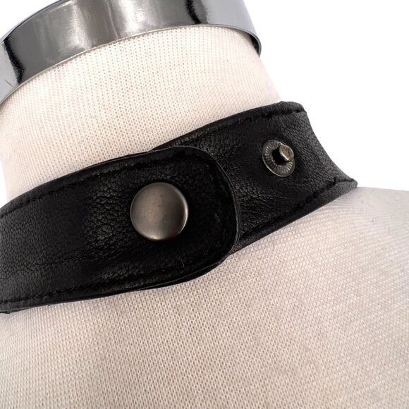 Wilsons Leather Maxima Black Leather Halter Corset Lace-Up Top Size XL - Picture 7 of 14